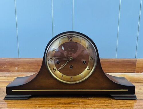 Linden Westminster Chime Mantel Clock 341-020 Germany Cuckoo Clock Mfg