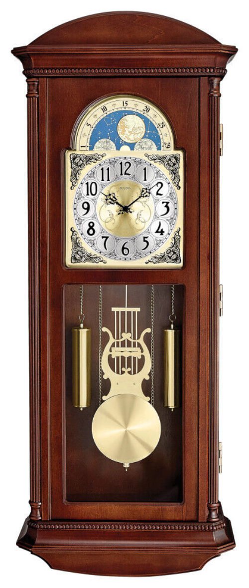 Litchfield Large Wall Regulater Chime Clock by Bulova