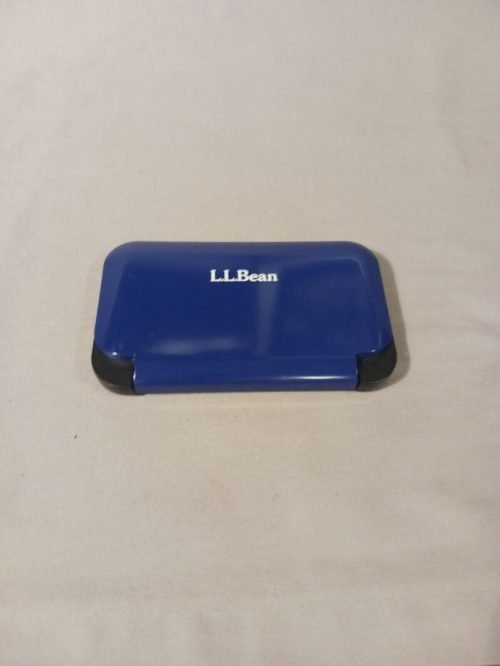 L.L. Bean Night Finder Digital Travel Alarm Clock Silver WORKING