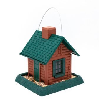 Log Cabin Birdfeeder