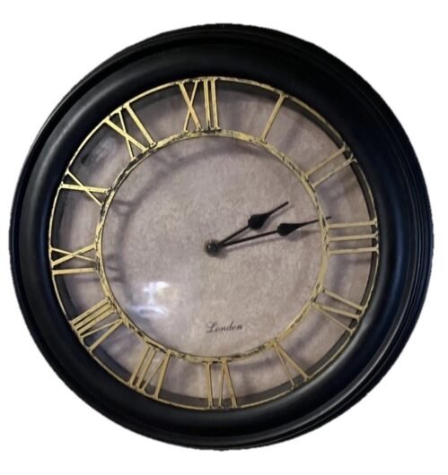 London ~ Wall Clock ~ Roman Numerals