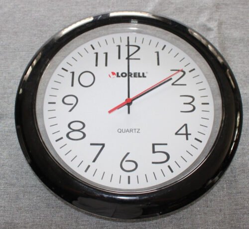 Lorell 13-1/4” Round Wall Clock LL60989