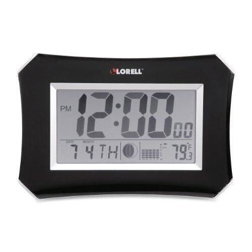 Lorell Lcd Wall/alarm Clock - Digital (LLR60998)