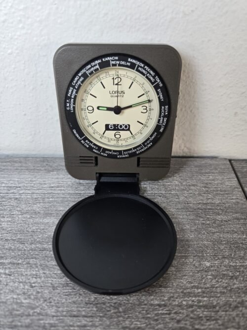 Lorus Quartz World Timer Travel Quartz Clock Model LQQ103K-H
