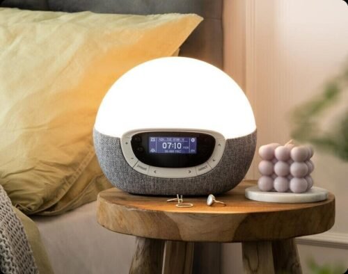 LUMIE Morning Natural Wakeup Call Bodyclock Shine 300 Sunrise/Sunset Alarm Clock