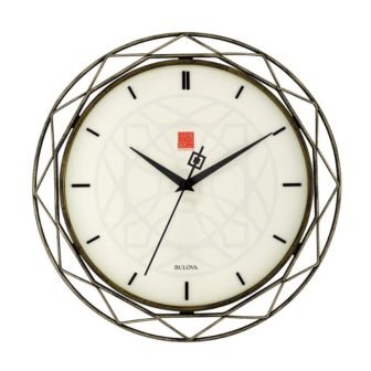 Luxfer Prism Frank Lloyd Wright Inspired Wall Clock