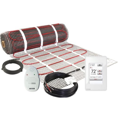 LuxHeat Mat Kit 240v (35-200sqft) Electric Radiant Floor Heating System Tile and