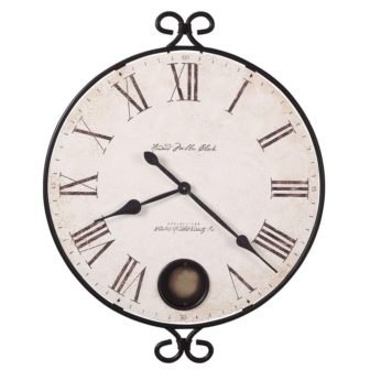 Magdalen Black Wall Clock