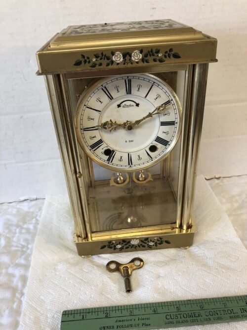 Magnificent Vintage Linden Crystal Regulator Type The Cuckoo Clock Mfg Co Japan