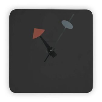 Manchester Black Analog Wood Non-Ticking Wall Clock