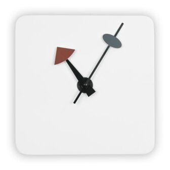 Manchester White Analog Wood Non-Ticking Wall Clock