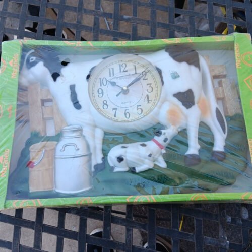Maranelo Kitchen Wall Clock Cow Country Farm Milk