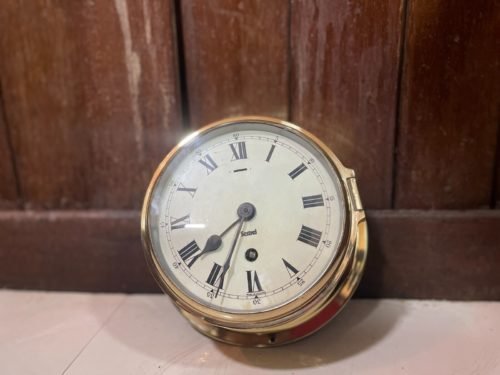 Marine Style Brass Interior Decoration mechanical Sestrel Wall Clock England
