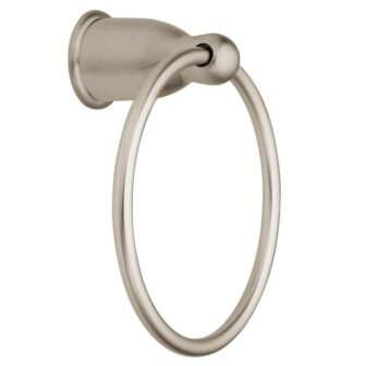 Mason Towel Ring in Satin Nickel