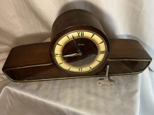 Mauthe Mantel Clock 1920’s Germany. ANTIQUE WORKING!