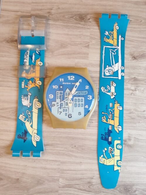 Maxi Swatch MGW901 Spitsuur 1999 Wall Clock Pop Art Design