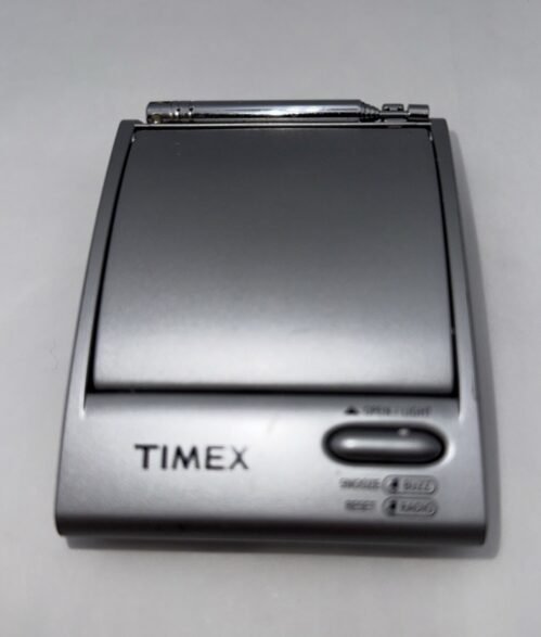MCM Clock Digital Timex Travel Alarm Clock AM & FM T315S Battery Powered Works