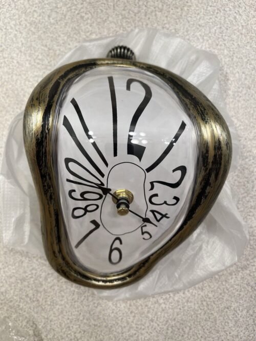 Melting Clock Salvador Dali Watch Melted Clock for Decorative Home Office Shelf