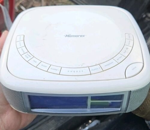 Memorex CD Clock Radio With Dual Alarm And Sleep Sounds Tested MC2864