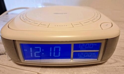 Memorex CD Clock Radio With Dual Alarm And Sleep Sounds Tested MC2864