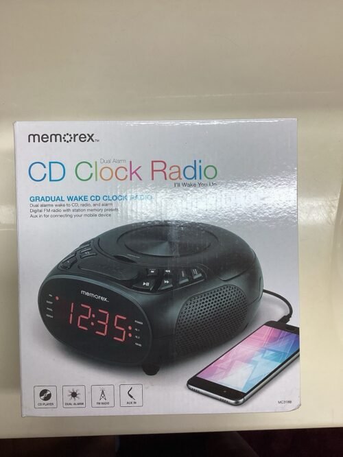 Memorex Cd Dual Alarm Clock Radio MC318B