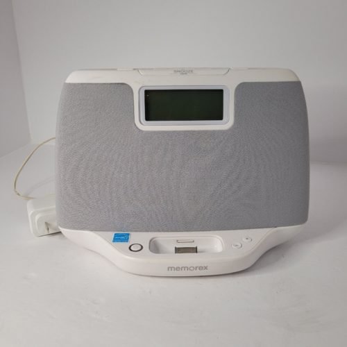 Memorex Clock Alarm Docking Station Audio For iPhone iPod