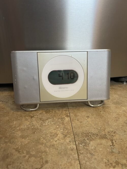 Memorex Digital Clock Radio Dual Alarm Front Load CD Player MC7101 Tested