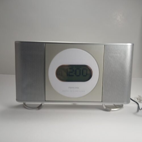 Memorex Digital Stereo Clock Radio AM/FM Dual Alarm CD Player W Power Cord READ