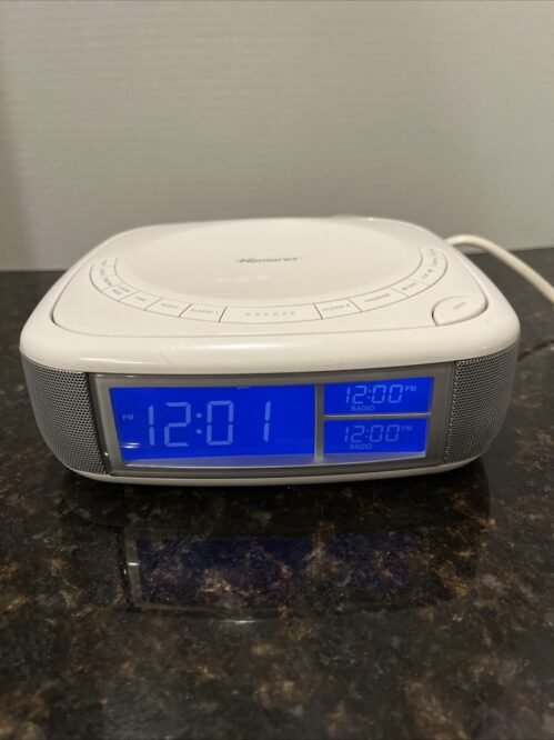 Memorex MC2864 CD Player Clock Radio Dual Alarm Nature Sound Machine All In 1