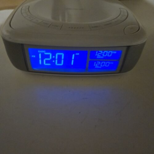 Memorex MC2864 CD Player Clock Radio Dual Alarm Nature Sound Machine Tested