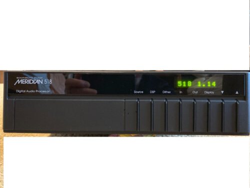 Meridian 518 Digital Audio Processor and PreAmp for Enhanced CD Play & Mastering