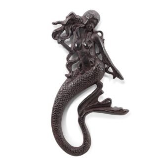 Mermaid Cast Iron Wall Sculpture