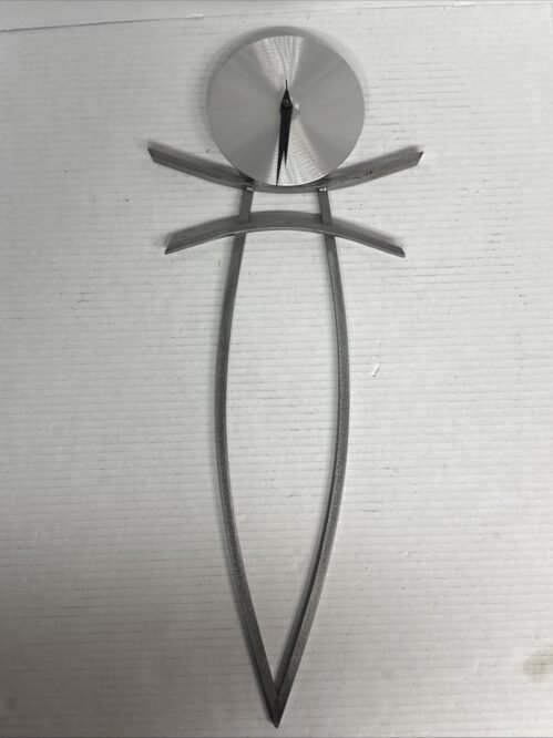 Metal Contemporary Art Clock