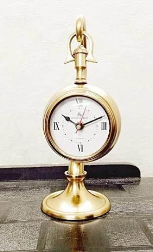 Metal Table Clock, Desk Clock Attractive Look Hanging Table Top Clock