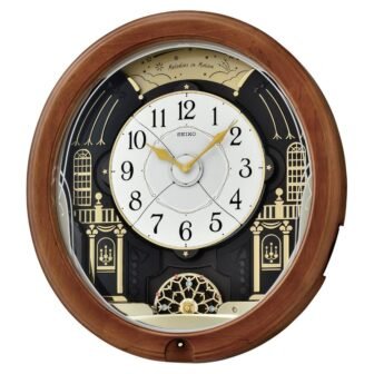 Midnight Royale Melodies in Motion Wall Clock