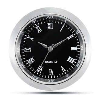 Mini Clock Insert Quartz Movement Round 1 7/16 in. (35mm) Miniature Clock