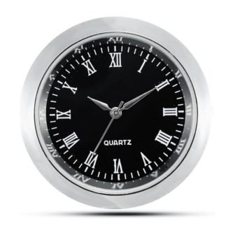 Mini Clock Insert Quartz Movement Round 1 7/16 in. (35mm) Miniature Clock...