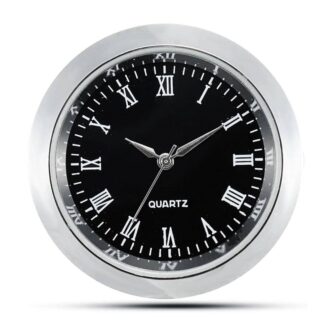 Mini Clock Insert Quartz Movement Round 1 7/16 in. (35mm) Miniature Clock