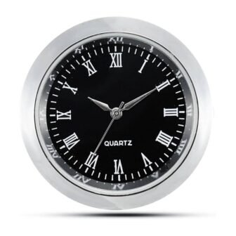 Mini Clock Insert Quartz Movement Round 1 7/16 in. (35mm) Miniature Clock