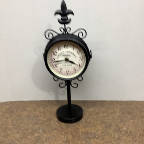 Mini Grand Central Station Desk Clock Two Sided Tested Working 17” Tall 6” Wide