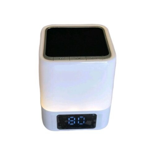 Mini HiFi Speaker, RGB Night Light, Alarm Clock