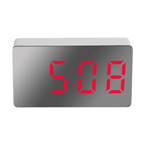 Mini Multifunctional LED Electric Digital Alarm Clock USB Charging Desktop Clock