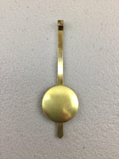 Mini Novelty Clock Pendulum Brass Color Bob 1" Diameter for Miniature Clock New
