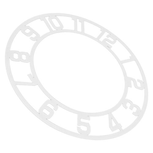 Mirror Digital Clock Holiday Wall Decals Office Clocks for Living Room Decor