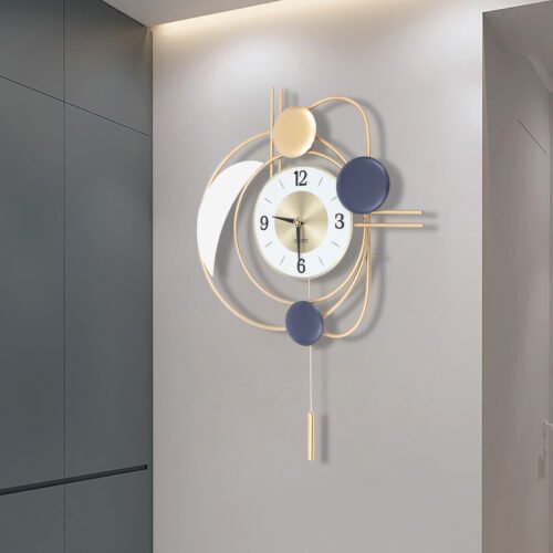 Modern 27.95" Wall Clock Luxury Mute Hanging Clocks Large Art Home Décor Clock !