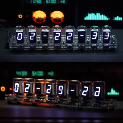 Modern 8-bit Tube Clock LED Display WIFI Timing DIY Table Desk Clock APP Control