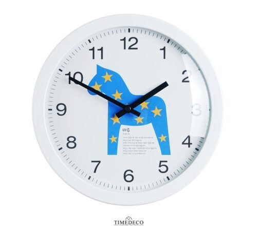 Modern Art Design Round Wall Clock Unique Retro Home Decor Interior - RMaru