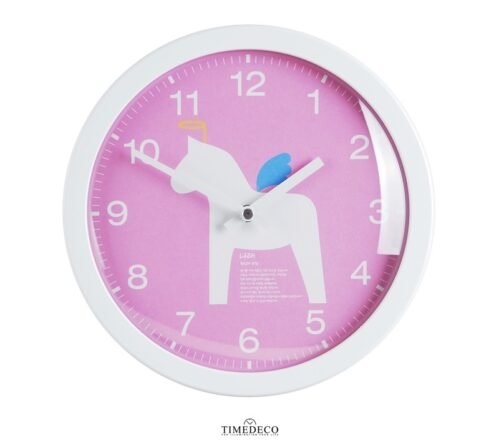 Modern Art Design Round Wall Clock Unique Retro Home Decor Interior - RNarae
