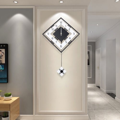 Modern Design Nordic Wall Clock Simple Clock Luxury Decoration Living Room Decor