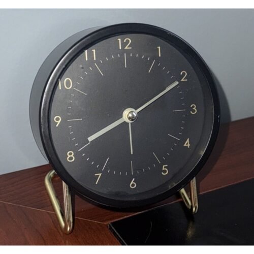 Modern desk Black & Gold alarm clock